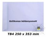 TB4 (250 x 353 mm) szilikonos bélésnyomott