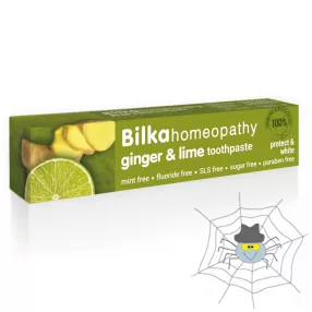   Bilka homeopátiás fogkrém gyömbér-lime fehérítő - 75 ml