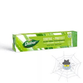   Dabur herbal fogkrém aloe vera kivonattal organikus összetevővel - 100 ml