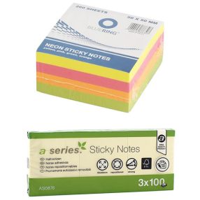 Öntapadó jegyzettömbök