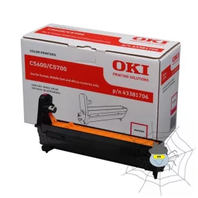 OKI C5600 "43381706" bíborvörös dobegység