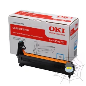 OKI C5600 "43381707" ciánkék dobegység