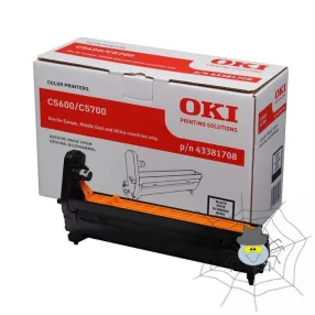 OKI C5600 "43381708" fekete dobegység