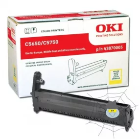 OKI C5650, 5750 "43870005" sárga dobegység