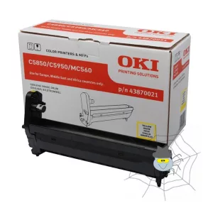   OKI C5850 / 5950 / MC560 "43870021" sárga dobegység