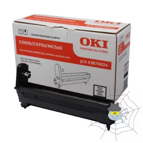   OKI C5850 / 5950 / MC560 "43870024" fekete dobegység