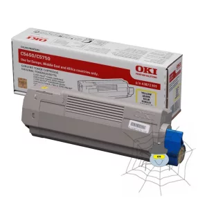 OKI C5650, 5750 "43872305" sárga toner