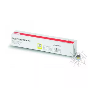   OKI C301, C321, MC332, MC342 "44973533" sárga toner