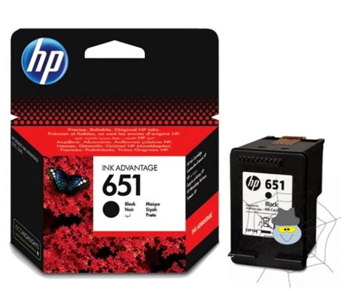 HP C2P10AE (No.651) fekete tintapatron