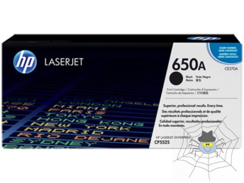 HP 650A "CE270A" fekete toner