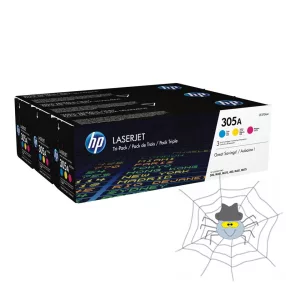   HP 305A "CF370AM" ciánkék, sárga, bíborvörös toner csomag
