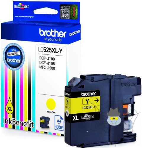 Brother LC525XLY sárga tintapatron