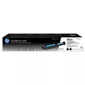  HP 103AD "W1103AD" 2 darabos fekete újratöltő toner kit