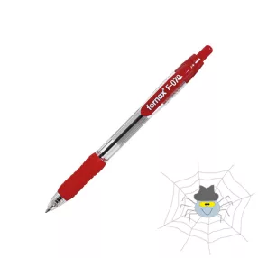 Fornax F-70 grip golyóstoll - írásszín piros