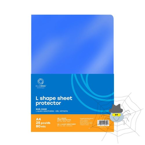 Genotherm 'L' A4, 80 micron kék 25 db/csomag, Bluering®,