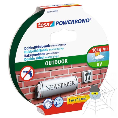 Tesa PowerBond ragasztószalag, rögzítószalag kültéri 19 mm X 5 m 