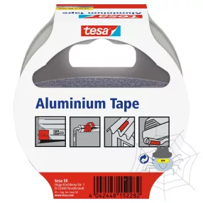 Ragasztószalag, 50mmx10m alumínium Tesa