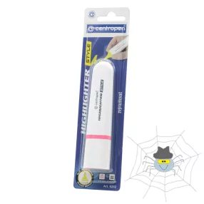   Szövegkiemelő 1-4,6mm, vágott hegyű, Centropen 6252 neon rózsaszín