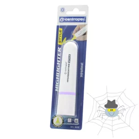   Szövegkiemelő 1-4,6mm, vágott hegyű, Centropen 6252 pasztell lila