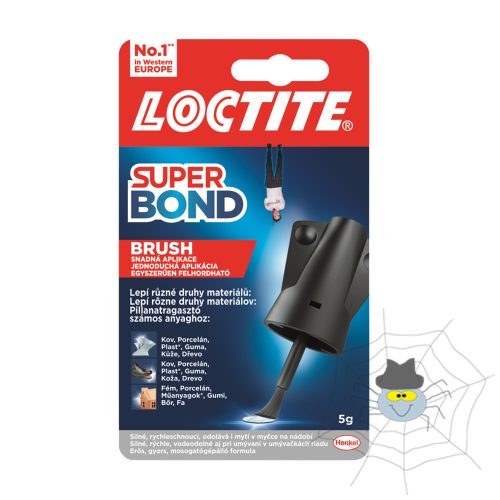 Pillanatragasztó 5g Loctite Super Bond ecsetes
