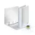 Gyűrűskönyv panorámás A4, 6,5cm, 4 gyűrű, D alakú, PP Esselte fehér