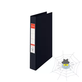   Gyűrűskönyv A4, 4,2cm, 4 gyűrű, PP Esselte Standard Vivida fekete