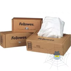   Hulladékgyűjtő zsákok iratmegsemmisítőhöz, 50-75 literes kapacitásig, Fellowes® 50 db/csomag, 