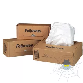   Hulladékgyűjtő zsákok iratmegsemmisítőhöz, 75-85 literes kapacitásig, Fellowes® 50 db/csomag, 