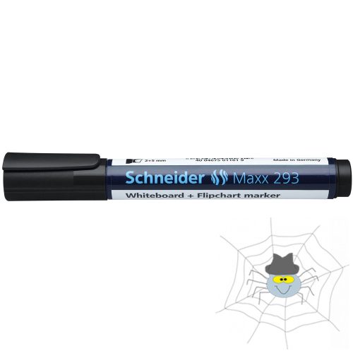 Tábla- és flipchart marker 2-5mm, vágott végű Schneider Maxx 293 fekete