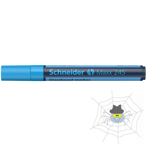 Táblamarker üvegtáblához 1-3mm, Schneider Maxx 245 kék
