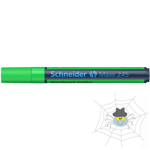 Táblamarker üvegtáblához 1-3mm, Schneider Maxx 245 zöld