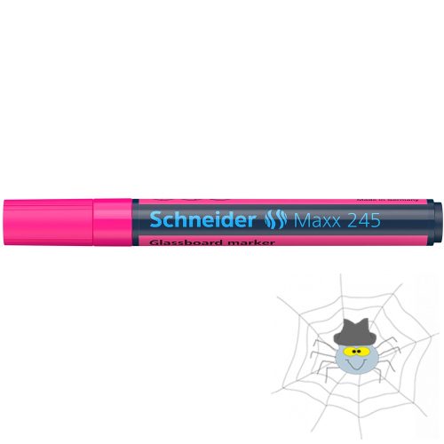 Táblamarker üvegtáblához 1-3mm, Schneider Maxx 245 rózsaszín