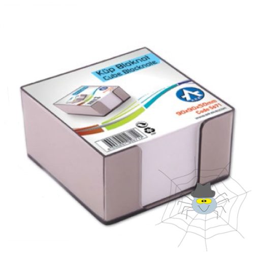 Kockatömb tartó műanyag 8x8x5cm, Bluering® füst