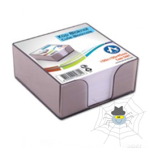 Kockatömb tartó műanyag 10x10x4,5cm, Bluering® füst