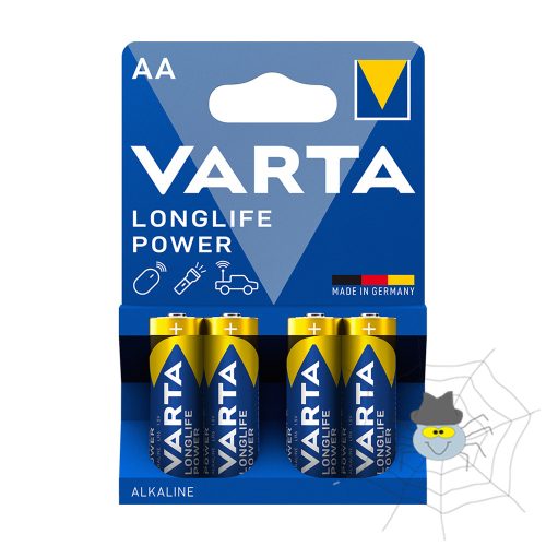 Varta LR06 Longlife Power AA ceruza elem - 4 db/csomag 