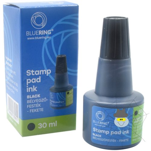 Bluering® Flower bélyegzőfesték 30 ml - fekete