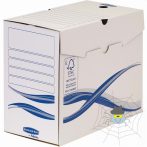   Archiváló doboz A4, 150mm, Fellowes® Bankers Box Basic, 25 db/csomag, kék-fehér