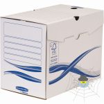   Archiváló doboz A4, 200mm, Fellowes® Bankers Box Basic, 10 db/csomag, kék-fehér