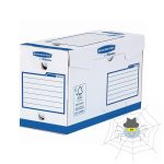   Archiváló doboz Extra erős, A4+, 150mm, Fellowes® Bankers Box Basic, 20 db/csomag, kék/fehér