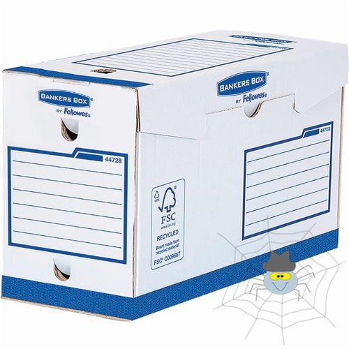 Archiváló doboz Extra erős, A4+, 150mm, Fellowes® Bankers Box Basic, 20 db/csomag, kék/fehér