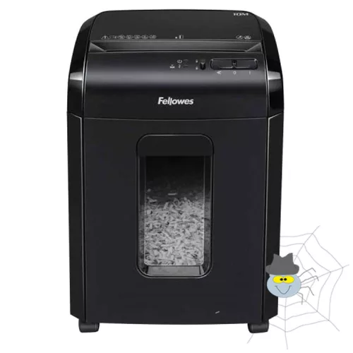 Iratmegsemmisítő, 10lap, konfetti vágás 2x12mm, Fellowes® Microshred 10M