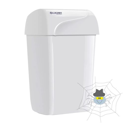 Hulladékgyűjtő műanyag 43 literes fehér Identity Waste Bin Lucart_892357