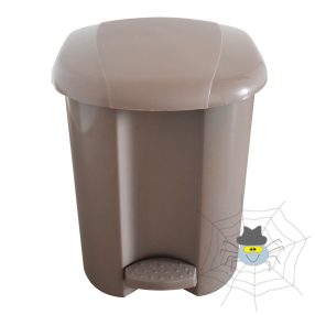 Szemetes kuka pedálos műanyag 17 literes