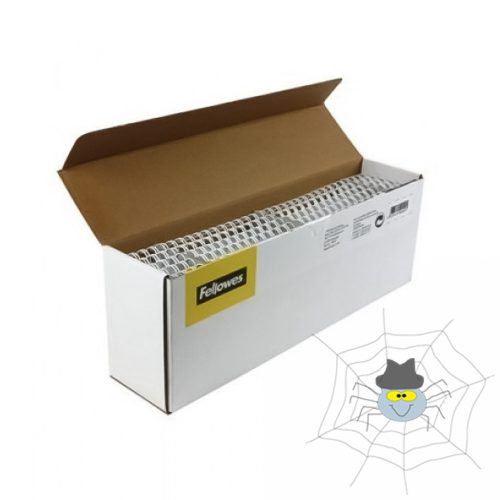 Fém spirál 3:1, 12mm, 81-100lap, Fellowes® 100 db/doboz, ezüst