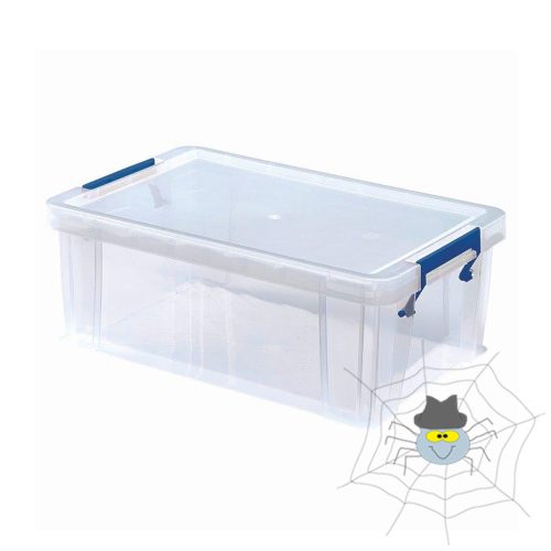 Tároló doboz, műanyag 10 liter, Fellowes® ProStore átlátszó