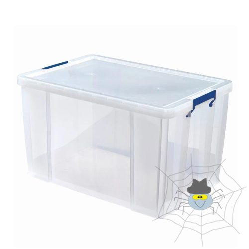 Tároló doboz, műanyag 85 liter, Fellowes® ProStore átlátszó