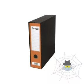 Tokos iratrendező A4, 8cm, Fornax Prestige narancssárga