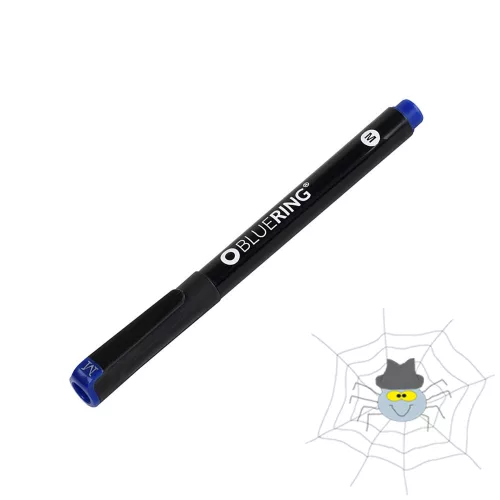 Bluering® M rostirón, tűfilc alkoholos 1 mm, OHP - kék