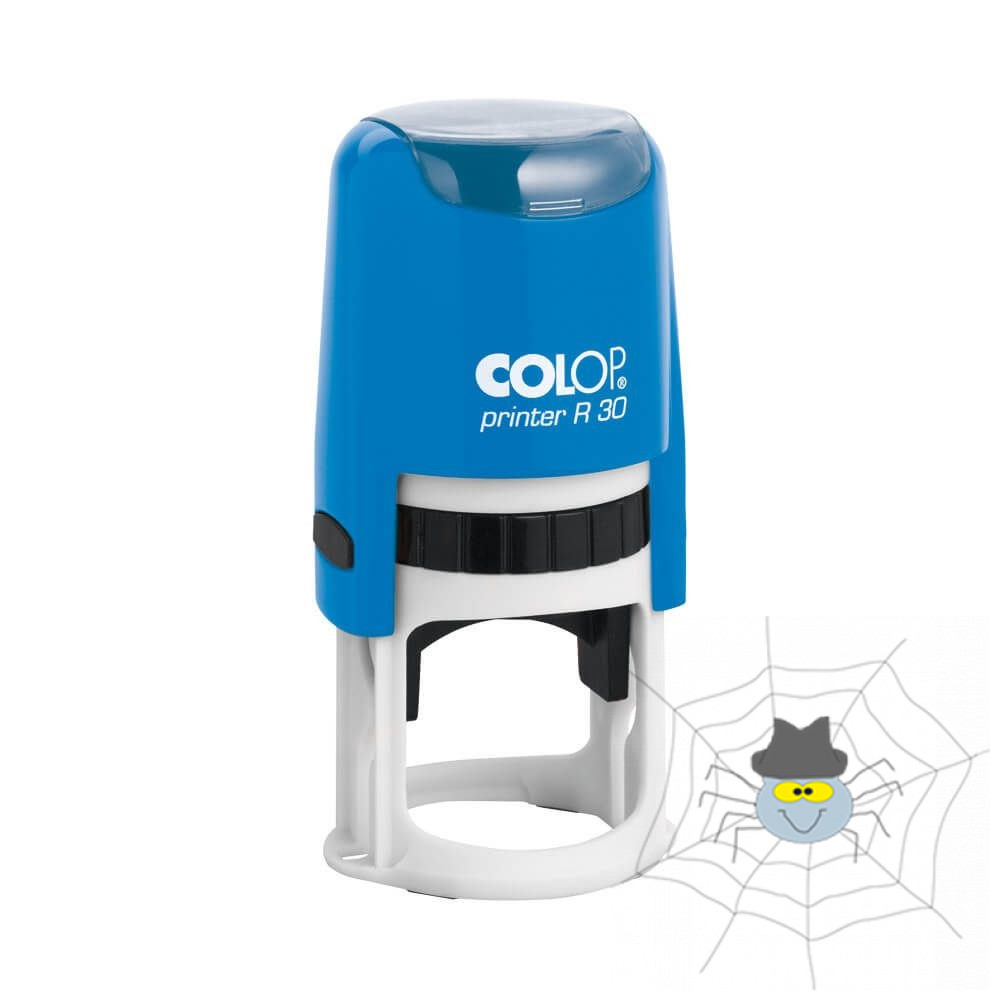 Bélyegző R30 Printer Colop Kék Ház Kör Lenyomat Spidershop 2599