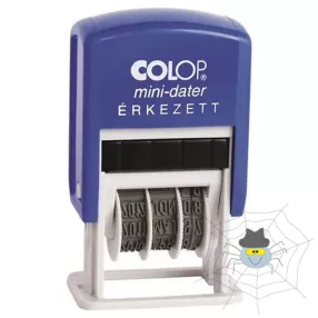 Szóbélyegző dátummal Colop Mini S160/L ÉRKEZETT